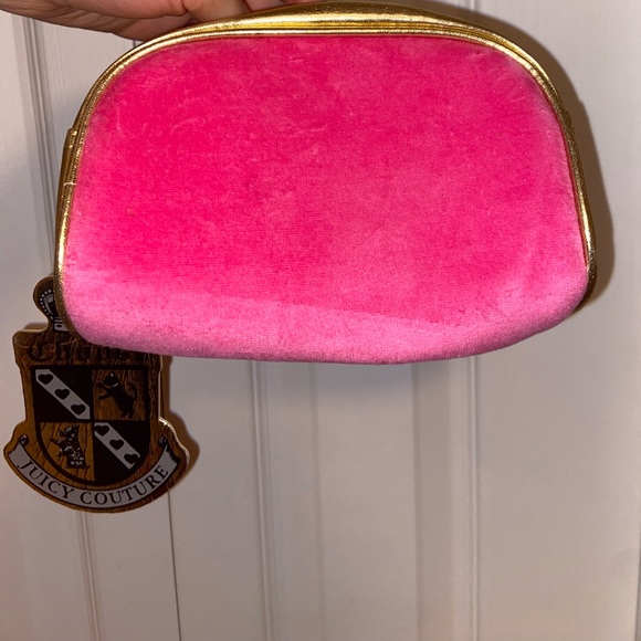 Juicy couture preppy royalty clutch/makeup/shoulder bag - Picture 5 of 10